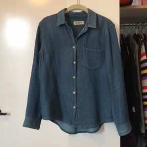 Madewell denim shirt